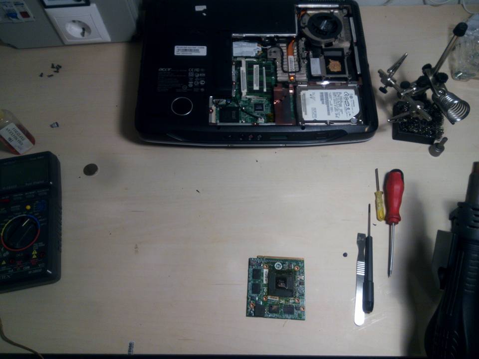 Service Acer - Επισκευή κάρτας γραφικών